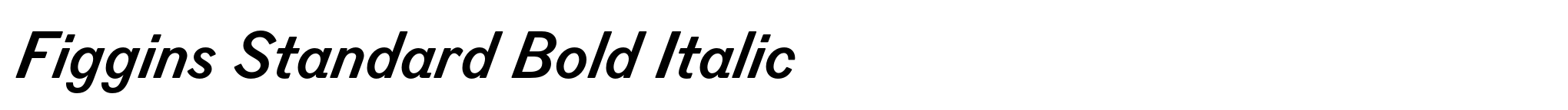 Figgins Standard Bold Italic image